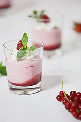 Gläser mit Joghurt und Erdbeeren - RFMYF000043