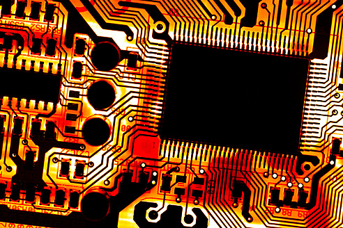 Close up of electronic circuit board - CPF000008