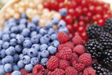 Germany, Bavaria, Close up of various berries - TCF002910