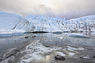USA, Alaska, View of Matanuska Glacier Mouth - FOF004367
