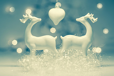 Christmas decoration with deer, close up - MJF000168