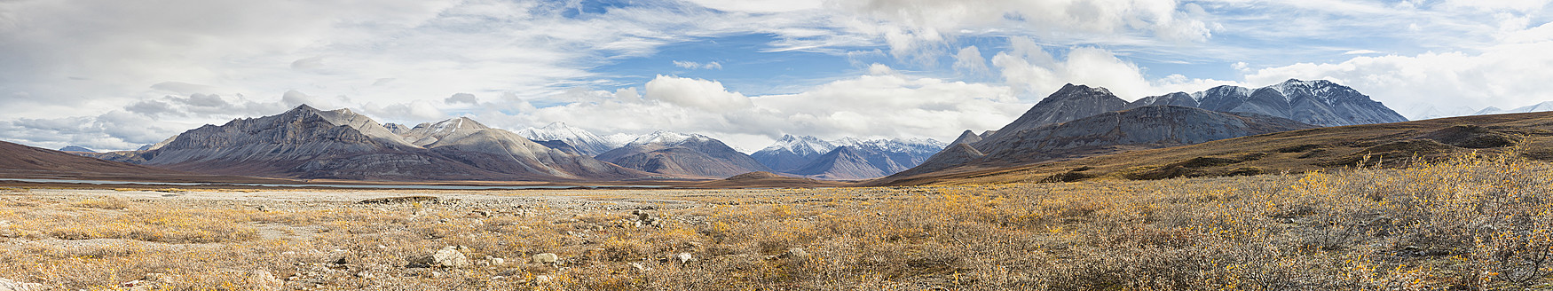 USA, Alaska, Blick auf Brook Range in Nordamerika - FOF004384