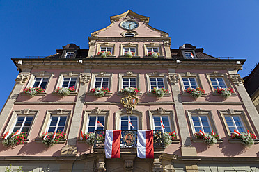Deutschland, Baden Württemberg, Ansicht des Rathauses in Schwäbisch Gmund - WDF001298