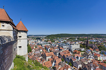 Deutschland, Baden Württemberg, Ansicht von Schloss Hellenstein in Heidenheim an der Brenz - WDF001305