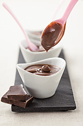 Schokoladenpudding mit Pudding in Schale - ECF000145