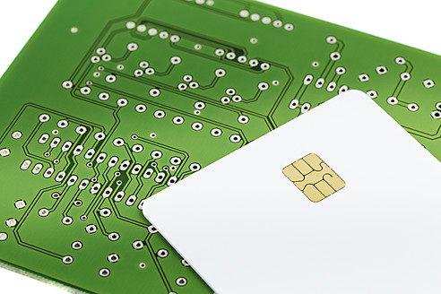 Close up of printed circuit board - DSCF000006