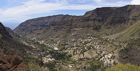 Europa, Spanien, La Gomera, Blick auf Valle Gran Rey - SIEF003039