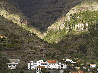 Europa, Spanien, Blick auf Guada, Valle Gran Rey und La Gomera - SIEF003041