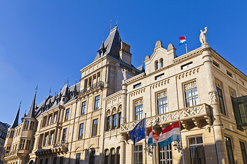 Luxemburg, Blick auf den Großherzoglichen Palast - WD001326