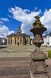 Deutschland, Saarland, Ansicht der St. Ludwigs Kirche - WDF001363