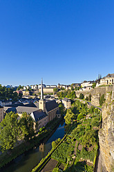 Luxemburg, Blick auf die Abtei Neumunster - WDF001377