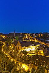 Luxemburg, Blick auf die Abtei Neumunster - WDF001378