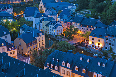 Luxemburg, Blick auf die Stadt - WDF001382