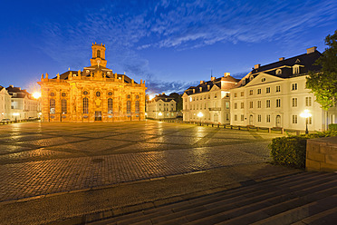 Deutschland, Saarland, Ansicht der St. Ludwigs Kirche - WDF001394