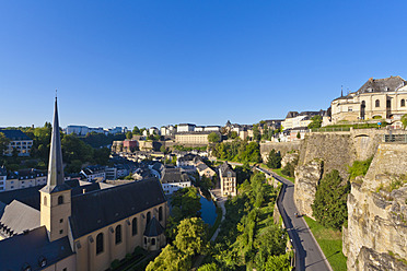 Luxemburg, Blick auf die Abtei Neumunster - WDF001399