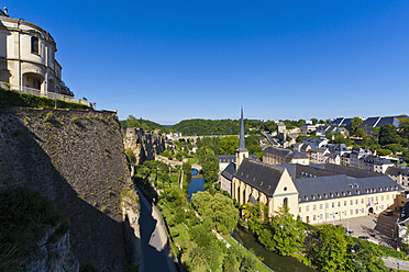 Luxembourg, View of Neumunster Abbey - WDF001425