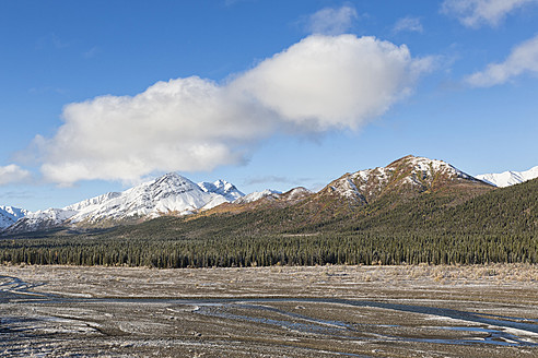 USA, Alaska, Blick auf den Denali-Nationalpark - FOF004491