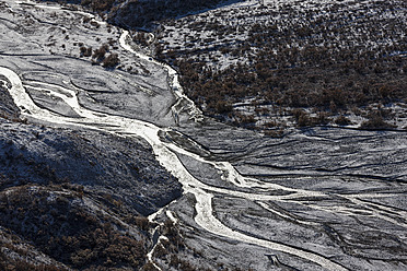 USA, Alaska, Blick auf den Toklat-Fluss im Denali-Nationalpark - FOF004511