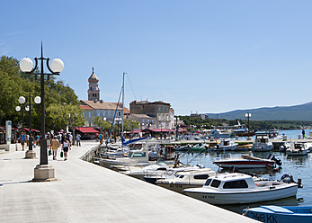 Kroatien, Krk, Blick auf das Adriatische Meer auf der Insel Krk - WW002584