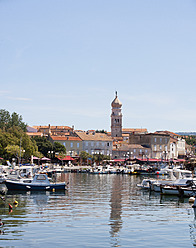 Kroatien, Krk, Blick auf den Hafen - WW002588