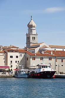 Kroatien,Krk, Blick auf die Hafenpromenade - WW002590