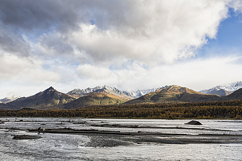 USA, Alaska, View of Matanuska River - FO004640