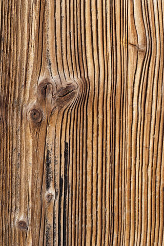 Germany, Old spruce wood board, close up stock photo