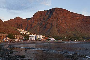 Spain, La Gomera, View of La Playa and La Calera - SIE003148