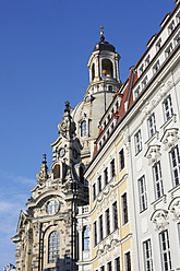 Deutschland, Sachsen, Dresden, Ansicht der Frauenkirche - JT000285