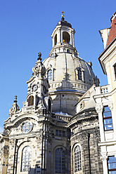 Deutschland, Sachsen, Dresden, Ansicht der Frauenkirche - JT000287