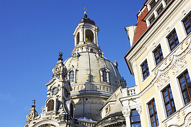 Deutschland, Sachsen, Dresden, Ansicht der Frauenkirche - JT000288