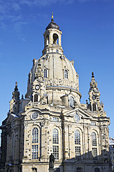 Deutschland, Sachsen, Dresden, Ansicht der Frauenkirche - JT000290