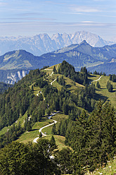 Österreich, Salzkammergut, Pillstein vom Zwoelferhorn bei St. Gilgen - SIE003233