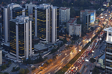 Europa, Türkei, Istanbul, Blick auf das Finanzviertel in Levent - SIE003216