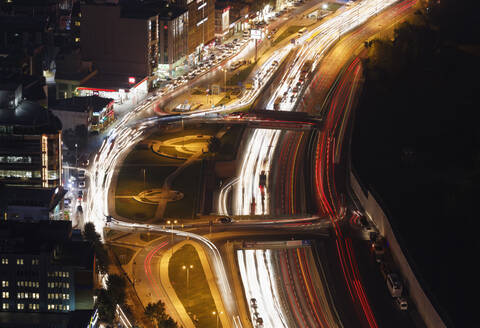 Europe, Turkey, Istanbul, View of financial district at Levent stock photo