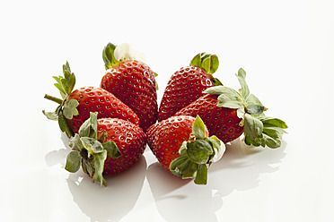 Strawberries on white background, close up - CSF016136