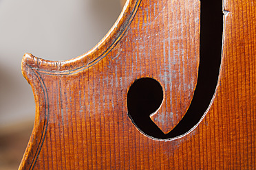 Geige aus dem 19. Jahrhundert, Nahaufnahme - TCF003287