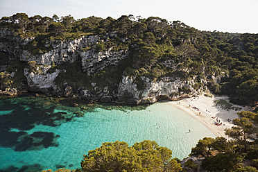 Spanien, Menorca, Blick auf Cala Macarelleta - MS002784