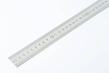 A close up photo of a small ruler Stock Photo - Alamy