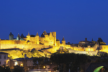 Frankreich, Blick auf Carcassonne - GWF002125