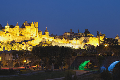 Frankreich, Blick auf Carcassonne - GWF002126
