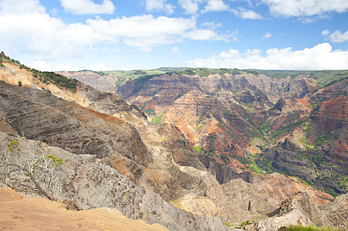 USA, Hawaii, Blick auf den Waimea Canyon - NH001360