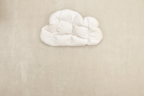 Cloud shape pillow on beige background - BAEF000498