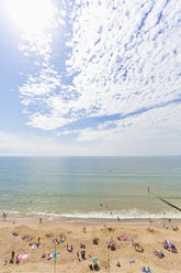 England, Blick auf den Strand von Bournemouth - WDF001570