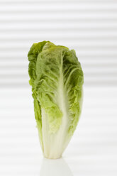 Romaine lettuce on white background, close up - CSF016685