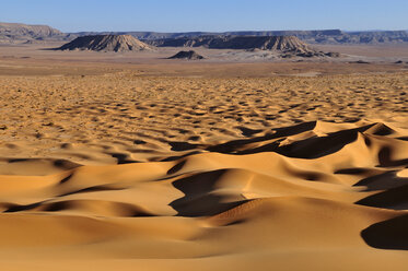 Algerien, Sahara, Blick auf die Sanddünen Erg Tihoulahoun - ESF000265