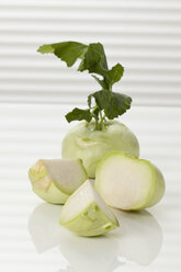 Kohlrabi, Nahaufnahme - CSF016871