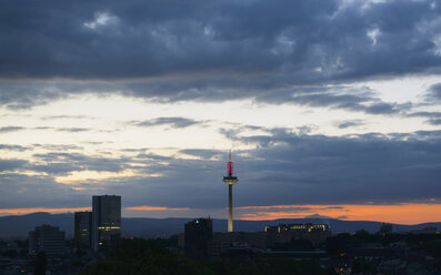 Germany, Frankfurt, View of skyline - HLF000075