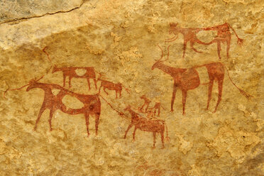 Algeria, Neolithic rock art at Tin Meskis - ES000281