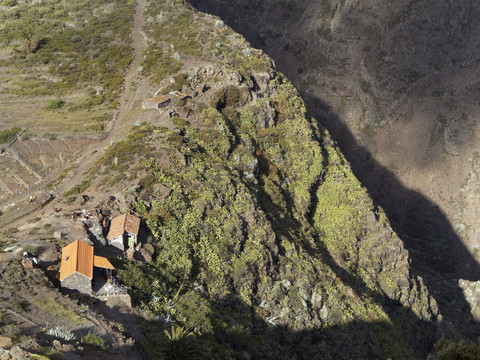 Spanien, Barranco de Erque auf La Gomera, lizenzfreies Stockfoto